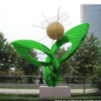 白钢雕塑@大庆白钢景观艺术造型雕塑生产厂家
