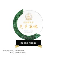 福建民警退休纪念品光荣从警/从警周年/荣休留念纪念品定做厂家