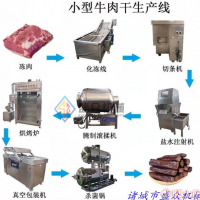 牛肉干生产线 全自动风干肉干全套设备