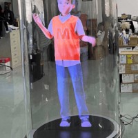 仿真数字人/橱窗门店展示/全息虚拟人尺寸大小厂家支持定制