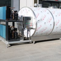 牛奶制冷罐 直冷式奶罐不锈钢卧式储奶设备 牧场鲜牛奶冷藏机器